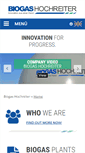 Mobile Screenshot of biogas-hochreiter.de